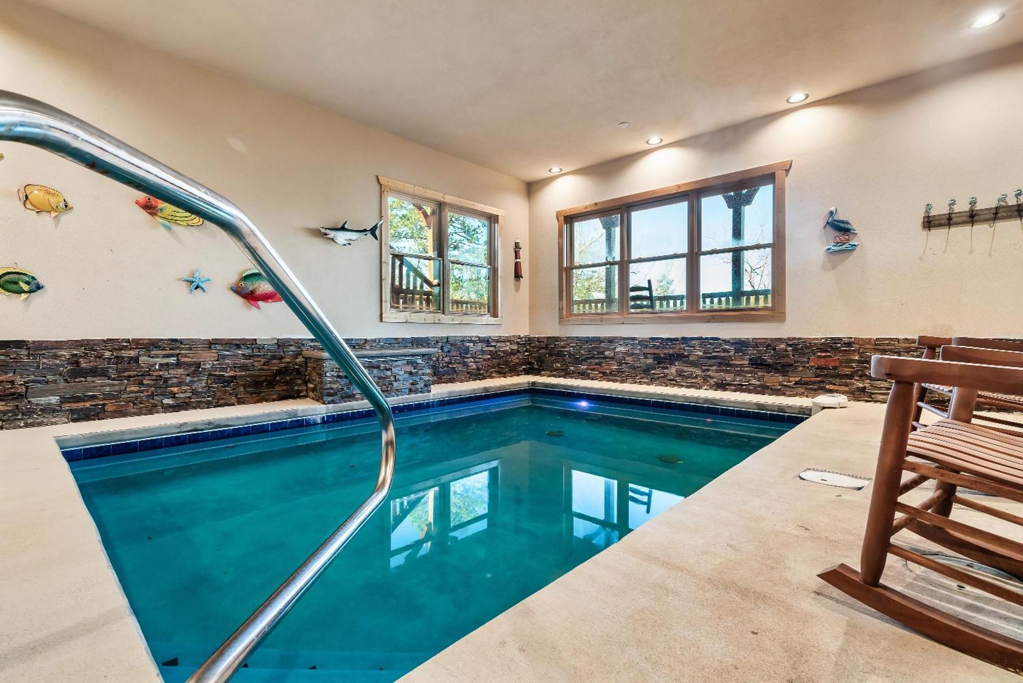 Full Equipped Cabin With A Pool And Game Room Smokies Views 蓋特林堡 外观 照片