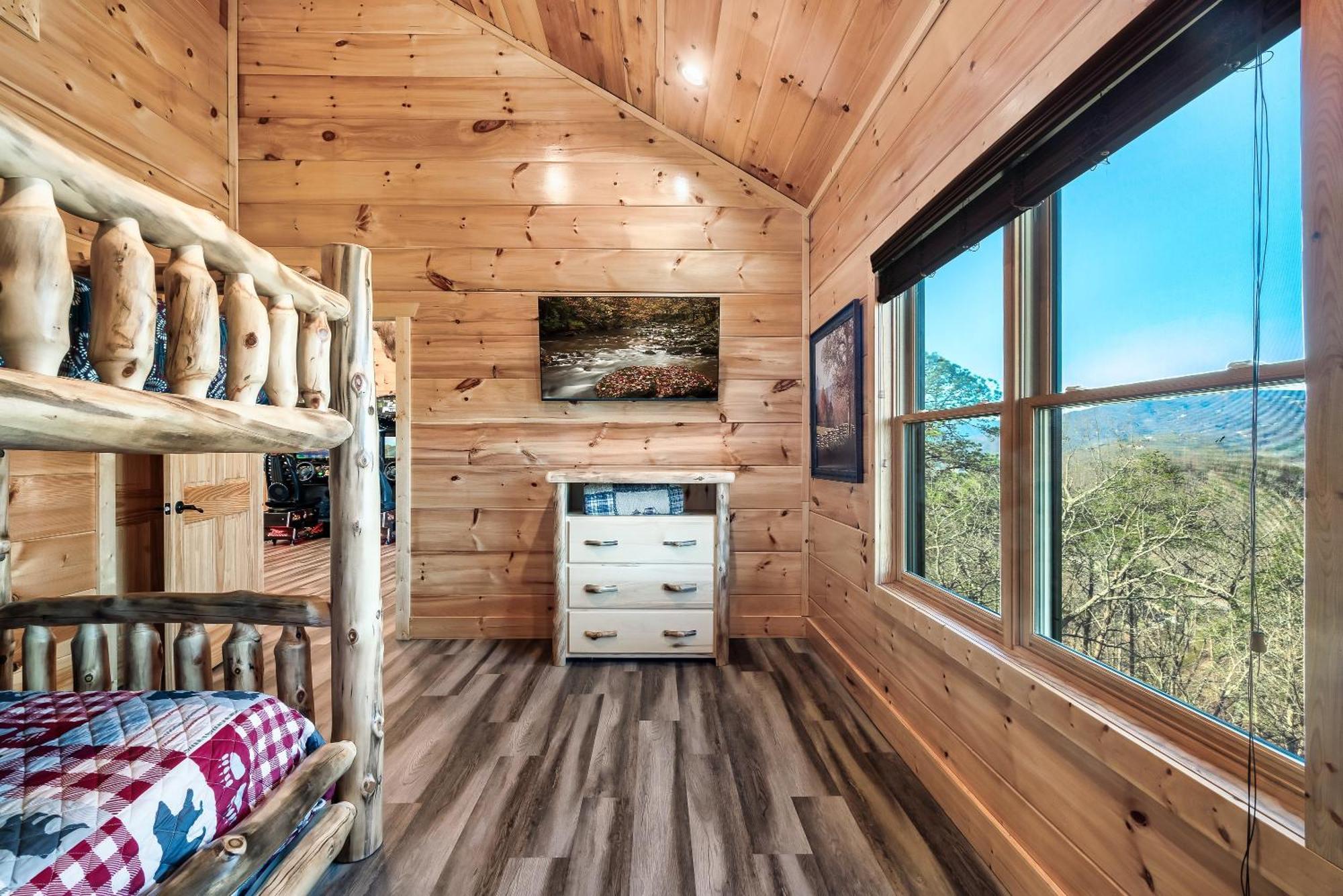Full Equipped Cabin With A Pool And Game Room Smokies Views 蓋特林堡 外观 照片